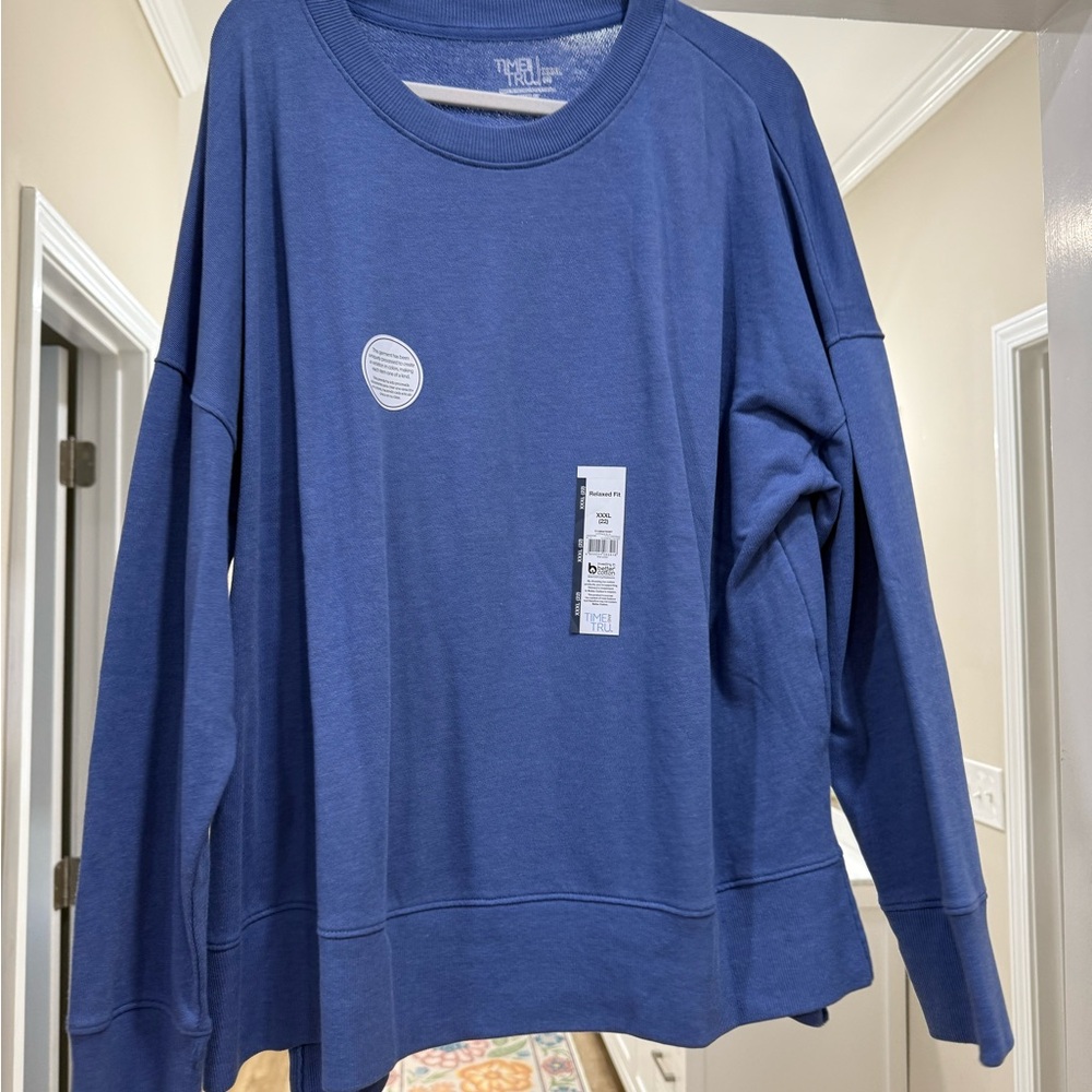 Blue Crewneck Sweatshirt